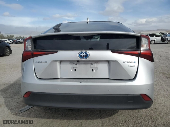 2021 Toyota Prius L Eco with VIN JTDKAMFU6M3141280, listed as a Copart auction lot 47604825 with 65,725 mi miles and Salvage Title. Bid and sale history available at carsss.com. Image 6.