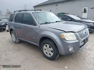 2008 Mercury Mariner with VIN 4M2CU91198KJ18085, listed as a IAAI auction lot 41568365 with 255,661 mi miles. Bid and sale history available at carsss.com. Image 1.