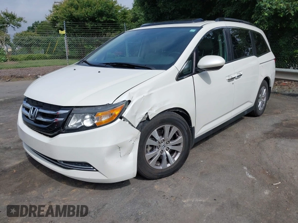 2016 Honda Odyssey EX-L z VIN 5FNRL5H64GB059309, wystawiony jako IAAI lot #42367538 z przebiegiem 121 742 mil mil oraz . Historia ofert i sprzedaży dostępna na DreamBid. Obrazek 2.