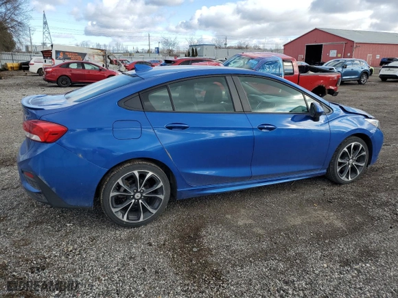 2019 Chevrolet Cruze Premier with VIN 1G1BF5SM8K7120720, listed as a Copart auction lot 51429115 with 102,513 mi miles and Clean Title. Bid and sale history available at carsss.com. Image 3.