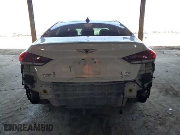 2017 Genesis G80 3.8L with VIN KMHGN4JE3HU167387, listed as a Copart auction lot 79092864 with 145,953 mi miles and Salvage Title. Bid and sale history available at carsss.com. Image 6.