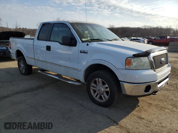 2007 Ford F-150 XLT with VIN 1FTPX14V57NA06265, listed as a Copart auction lot 48874615 with 193,520 mi miles and Salvage Title. Bid and sale history available at carsss.com. Image 4.