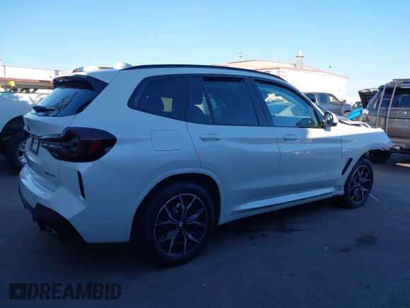 2024 BMW X3 sDrive30i with VIN WBX47DP03RN282020, listed as a IAAI auction lot 41122924 with 573 mi miles and . Bid and sale history available at DreamBid. Image 13.