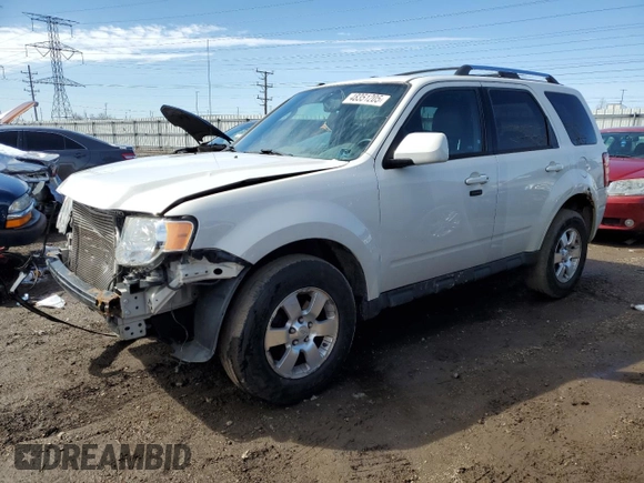 2012 Ford Escape Limited with VIN 1FMCU0EG7CKC25124, listed as a Copart auction lot 48351205 with 129,966 mi miles and Salvage Title. Bid and sale history available at DreamBid. Image 1.
