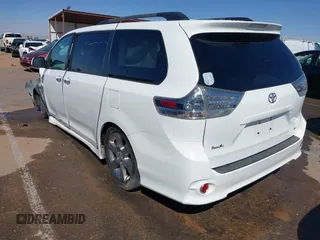 2014 Toyota Sienna SE with VIN 5TDXK3DC1ES417081, listed as a IAAI auction lot 41850444 with 173,545 mi miles. Bid and sale history available at carsss.com. Image 3.