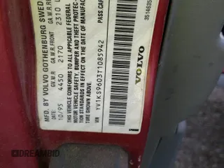 1996 Volvo 960 z VIN YV1KS9603T1085942, wystawiony jako Copart lot #81546584 z przebiegiem 149 865 mil mil oraz Szkody całkowita. Historia ofert i sprzedaży dostępna na DreamBid. Obrazek 13.