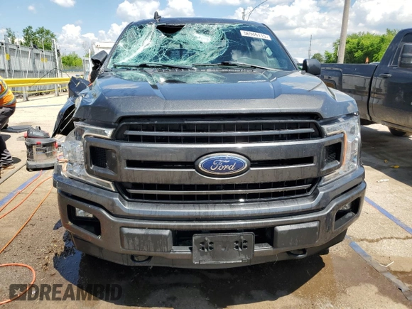 2020 Ford F-150 XL with VIN 1FTEW1EP7LKD22529, listed as a Copart auction lot 56946115 with 89,677 mi miles and Salvage title. Bid and sale history available at DreamBid. Image 5.