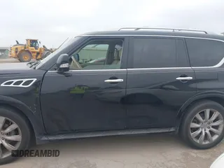 2013 Infiniti QX56 with VIN JN8AZ2NF6D9550697, listed as a IAAI auction lot 42164023 with 123,590 mi miles and . Bid and sale history available at DreamBid. Image 14.