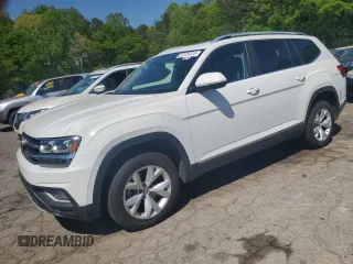 2018 Volkswagen Atlas SEL z VIN 1V2ER2CA3JC514757, wystawiony jako Copart lot #53124315 z przebiegiem 186 391 mil mil oraz Czysty tytuł • Clean title. Historia ofert i sprzedaży dostępna na DreamBid. Obrazek 1.