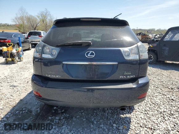2005 Lexus RX 330 with VIN 2T2HA31U85C064444, listed as a Copart auction lot 52739575 with 215,124 mi miles and Salvage Title. Bid and sale history available at carsss.com. Image 6.