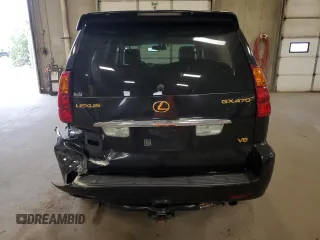 2004 Lexus GX 470 with VIN JTJBT20X740025411, listed as a Copart auction lot 55363145 with 329,164 mi miles and Salvage Title. Bid and sale history available at DreamBid. Image 6.