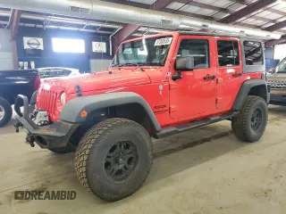 2013 Jeep Wrangler Unlimited Sport z VIN 1C4HJWDG5DL597192, wystawiony jako Copart lot #57300535 z przebiegiem 194 719 mil mil oraz Tytuł czysty. Historia ofert i sprzedaży dostępna na DreamBid. Obrazek 1.