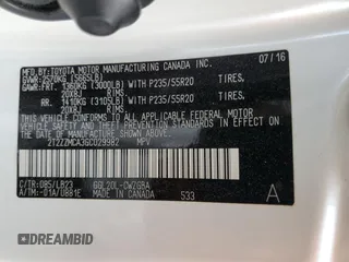 2016 Lexus RX 350 with VIN 2T2ZZMCA3GC029982, listed as a Copart auction lot 56577815 with 123,110 mi miles and Salvage title. Bid and sale history available at DreamBid. Image 13.