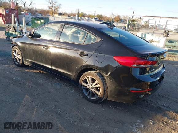 2018 Hyundai Elantra SEL with VIN 5NPD84LF8JH390464, listed as a IAAI auction lot 40891063 with 126,460 mi miles. Bid and sale history available at carsss.com. Image 3.