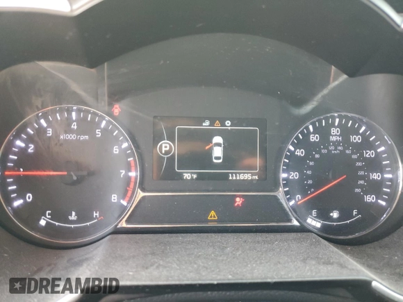 2015 Kia Optima SX with VIN 5XXGR4A73FG441832, listed as a Copart auction lot 70875324 with 111,695 mi miles and Salvage Title. Bid and sale history available at carsss.com. Image 9.
