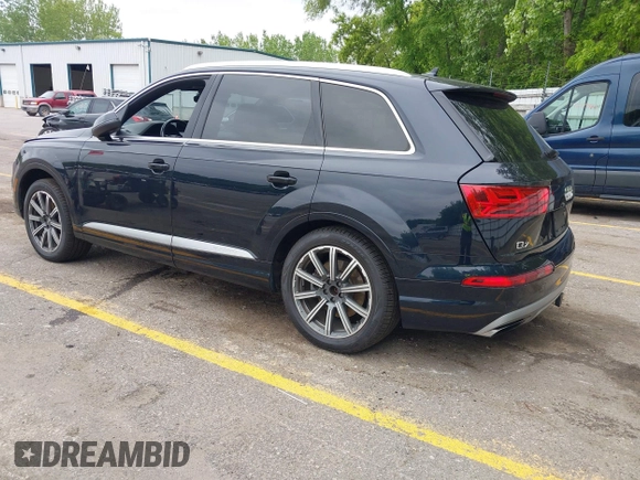 2017 Audi Q7 Premium Plus with VIN WA1LAAF77HD014335, listed as a IAAI auction lot 42376902 with 163,877 mi miles and . Bid and sale history available at DreamBid. Image 3.