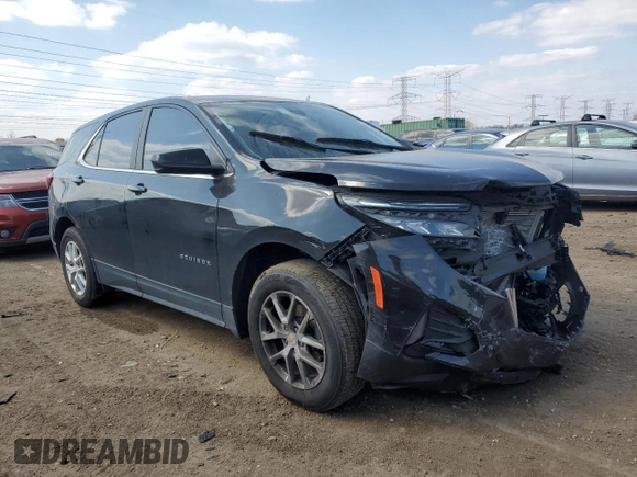 2023 Chevrolet Equinox LT z VIN 3GNAXUEG5PL127893, wystawiony jako Copart lot #52309675 z przebiegiem 86 848 mil mil oraz Szkoda całkowita • Salvage title. Historia ofert i sprzedaży dostępna na DreamBid. Obrazek 4.