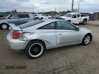 2004 Toyota Celica GT with VIN JTDDR32T640180154, listed as a Copart auction lot 46621845 with 172,186 mi miles and Salvage Title. Bid and sale history available at carsss.com. Image 3.