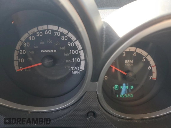 2008 Dodge Nitro R/T with VIN 1D8GU58658W102624, listed as a Copart auction lot 44599285 with 116,920 mi miles and Salvage Title. Bid and sale history available at DreamBid. Image 9.