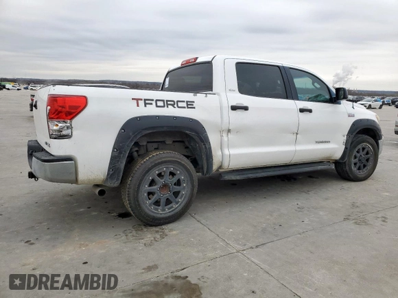 2012 Toyota Tundra 4WD Truck with VIN 5TFDW5F18CX221709, listed as a Copart auction lot 46100465 with 0 mi miles and Salvage Title. Bid and sale history available at carsss.com. Image 3.