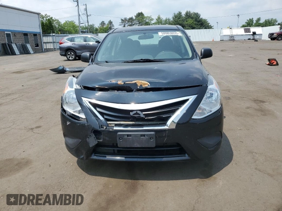 2015 Nissan Versa SV with VIN 3N1CN7AP4FL831812, listed as a Copart auction lot 59903055 with 92,405 mi miles and Salvage title. Bid and sale history available at DreamBid. Image 5.
