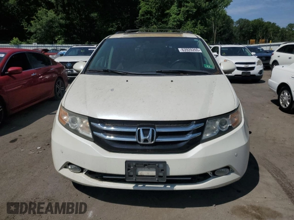 2014 Honda Odyssey Touring with VIN 5FNRL5H93EB041813, listed as a Copart auction lot 63920265 with 153,405 mi miles and Clean title. Bid and sale history available at DreamBid. Image 5.