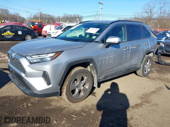 2023 Toyota RAV4 Hybrid LE with VIN JTMMWRFV6PD186024, listed as a IAAI auction lot 41417213 with 9,217 mi miles. Bid and sale history available at carsss.com. Image 17.