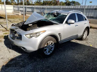 2010 Infiniti FX35 with VIN JN8AS1MU8AM800058, listed as a Copart auction lot 73958364 with 239,185 mi miles and Salvage Title. Bid and sale history available at carsss.com. Image 1.