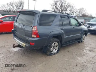 2004 Toyota 4Runner SR5 with VIN JTEBT14R048010741, listed as a IAAI auction lot 41908747 with 289,545 mi miles and . Bid and sale history available at DreamBid. Image 4.