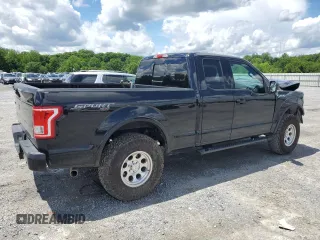 2017 Ford F-150 XL with VIN 1FTFX1EF4HFC57454, listed as a Copart auction lot 57087675 with 127,534 mi miles and Salvage title. Bid and sale history available at DreamBid. Image 3.