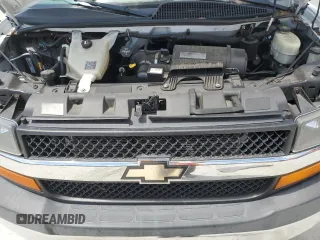 2017 Chevrolet Express Passenger LT with VIN 1GAZGPFG2H1180404, listed as a Copart auction lot 56962715 with 89,706 mi miles and Salvage title. Bid and sale history available at DreamBid. Image 12.