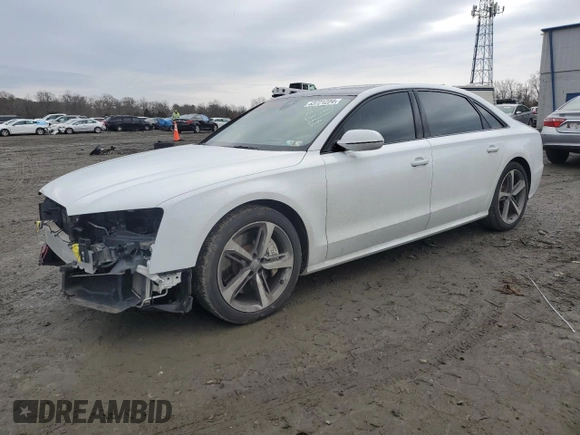 2018 Audi A8 with VIN WAU44AFD9JN000764, listed as a Copart auction lot 43721224 with 58,686 mi miles and . Bid and sale history available at DreamBid. Image 1.