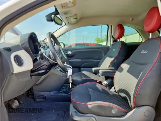 2017 FIAT 500 Pop with VIN 3C3CFFKR8HT561267, listed as a Copart auction lot 57788795 with 35,766 mi miles and Salvage title. Bid and sale history available at DreamBid. Image 7.