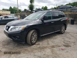 2016 Nissan Pathfinder S with VIN 5N1AR2MM9GC607201, listed as a Copart auction lot 58304914 with 132,695 mi miles and Salvage Title. Bid and sale history available at carsss.com. Image 1.