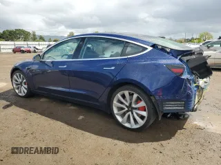 2018 Tesla Model 3 Long Range Battery with VIN 5YJ3E1EB2JF072321, listed as a Copart auction lot 51018825 with 110,494 mi miles and Salvage Title. Bid and sale history available at DreamBid. Image 2.