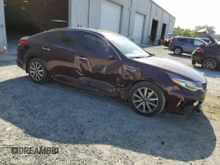 2019 Kia Optima LX with VIN 5XXGT4L30KG358378, listed as a Copart auction lot 51791655 with 107,404 mi miles and Non Repairable. Bid and sale history available at carsss.com. Image 4.