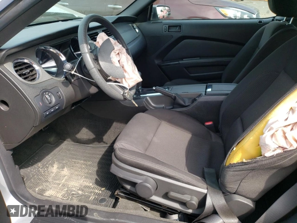 2012 Ford Mustang V6 with VIN 1ZVBP8EM2C5232635, listed as a Copart auction lot 54403495 with 69,880 mi miles and Salvage title. Bid and sale history available at DreamBid. Image 7.
