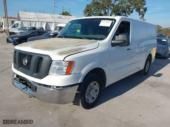2016 Nissan NV S with VIN 1N6BF0KMXGN811774, listed as a IAAI auction lot 41474582 with 195,359 mi miles. Bid and sale history available at carsss.com. Image 2.