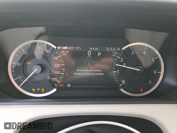 2021 Land Rover Range Rover Velar R-Dynamic S with VIN SALYT2EX4MA303206, listed as a Copart auction lot 65436905 with 48,199 mi miles and Salvage title. Bid and sale history available at DreamBid. Image 9.