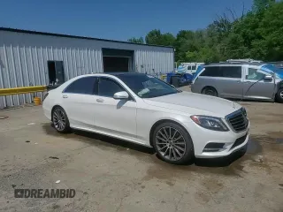 2015 Mercedes-Benz S 550 with VIN WDDUG8CBXFA157214, listed as a Copart auction lot 52240005 with 118,334 mi miles and Salvage Title. Bid and sale history available at DreamBid. Image 13.