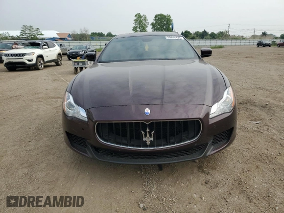 2015 Maserati Quattroporte S Q4 z VIN ZAM56RRA5F1144548, wystawiony jako Copart lot #59844425 z przebiegiem 70 370 mil mil oraz Czysty tytuł • Clean title. Historia ofert i sprzedaży dostępna na DreamBid. Obrazek 5.