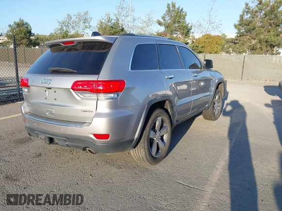 2014 Jeep Grand Cherokee Limited with VIN 1C4RJEBM3EC386954, listed as a IAAI auction lot 41812278 with 172,052 mi miles. Bid and sale history available at carsss.com. Image 4.