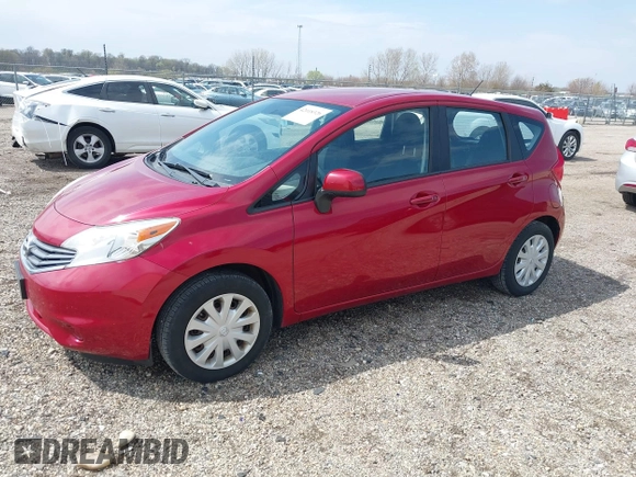 2014 Nissan Note SV with VIN 3N1CE2CP1EL435884, listed as a IAAI auction lot 42018326 with 133,869 mi miles and . Bid and sale history available at DreamBid. Image 2.