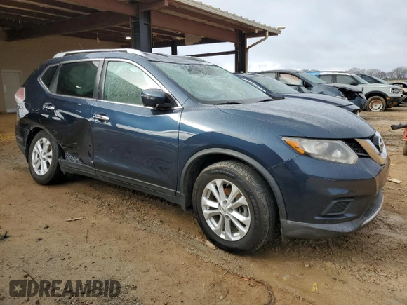 2016 Nissan Rogue SV with VIN KNMAT2MT0GP610221, listed as a Copart auction lot 42750175 with 111,277 mi miles and Salvage Title. Bid and sale history available at carsss.com. Image 4.