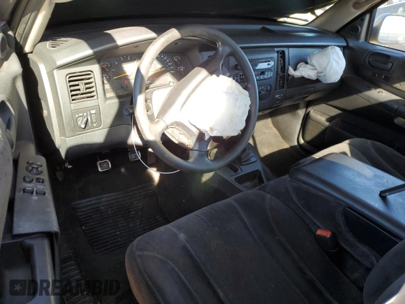 2001 Dodge Dakota with VIN 1B7GG26XX1S346850, listed as a Copart auction lot 44520225 with 183,893 mi miles and Salvage Title. Bid and sale history available at carsss.com. Image 8.