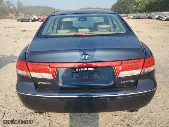 2006 Hyundai Azera SE with VIN KMHFC46F86A079971, listed as a Copart auction lot 67713014 with 95,012 mi miles and Salvage Title. Bid and sale history available at carsss.com. Image 6.