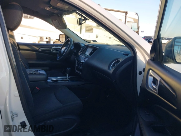 2019 Nissan Pathfinder S with VIN 5N1DR2MN7KC634136, listed as a IAAI auction lot 42195038 with 102,619 mi miles and . Bid and sale history available at DreamBid. Image 5.