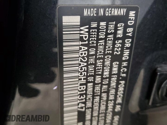 2017 Porsche Macan S with VIN WP1AB2A55HLB13147, listed as a Copart auction lot 45738975 with 80,976 mi miles and Salvage Title. Bid and sale history available at DreamBid. Image 14.