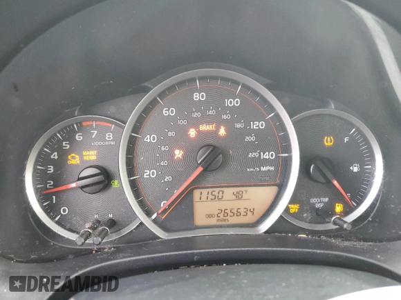 2013 Toyota Yaris L with VIN JTDJTUD37DD553587, listed as a Copart auction lot 45760775 with 265,634 mi miles and Clean Title. Bid and sale history available at carsss.com. Image 9.