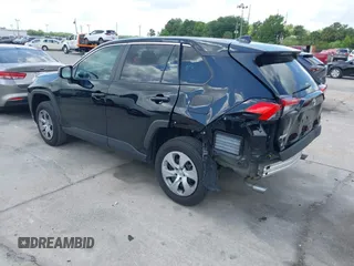 2024 Toyota RAV4 LE with VIN 2T3H1RFVXRW326047, listed as a IAAI auction lot 41935370 with 24,529 mi miles. Bid and sale history available at carsss.com. Image 3.